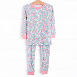 Fan Favorite Florals Bamboo Pajama Set, Pink