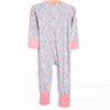 Fan Favorite Florals Bamboo Zippy Pajama, Pink