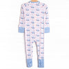 Freedom Fairway Bamboo Zippy Pajama, Blue