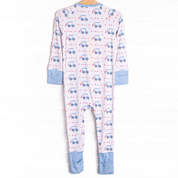 Freedom Fairway Bamboo Zippy Pajama, Blue