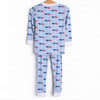 All-American Aviator Bamboo Pajama Set, Blue