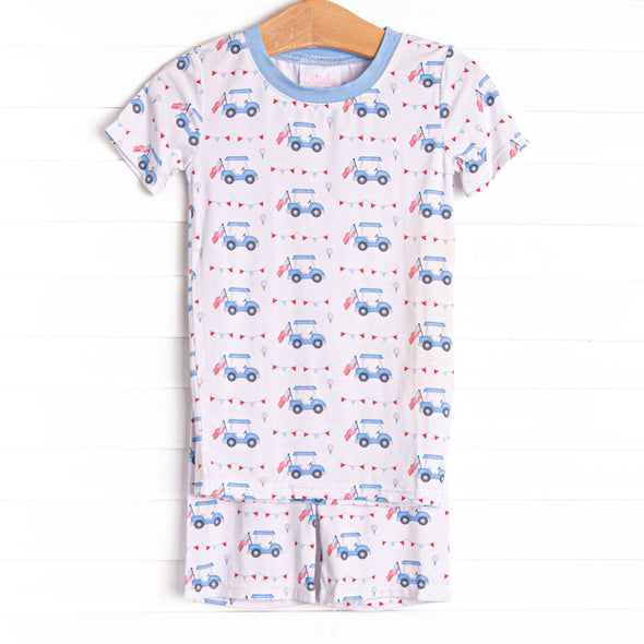 Freedom Fairway Bamboo Pajama Short Set, Blue