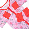 Sweet Sleep Strawberry Bamboo Zippy Pajama, Pink