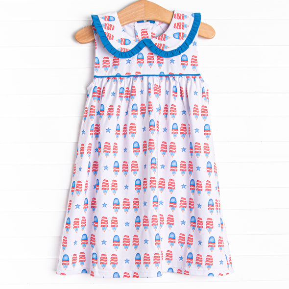 Taste of Freedom Dress, Blue