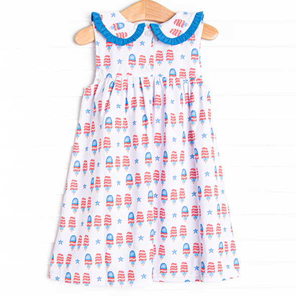 Taste of Freedom Dress, Blue