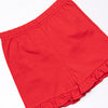 Freedom Festival Ruffle Short Set, Red