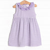 Hannah Dress, Purple Stripe