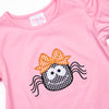 Spooky Spider Applique Legging Set, Pink