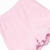 Tied Up Tulips Applique Ruffle Short Set, Pink