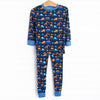 Cozy Construction Bamboo Pajama Set, Blue