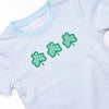 Lucky Trio Applique Pant Set, Blue