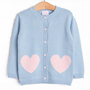 Secret Admirer Cardigan, Blue