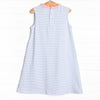 Grace Pocket Dress, Light Blue Stripe