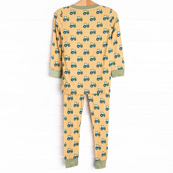 Happy Harvest Bamboo Pajama Set, Yellow