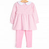 Erin Long Sleeve Legging Set, Pink Stripe