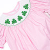 Lucky Me Smocked Bubble, Pink