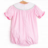 Lucky Me Smocked Bubble, Pink