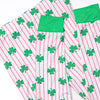 Sleepy Shamrocks Bamboo Pajama Set, Pink