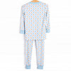 Carrot Patch Bamboo Pajama Set, Blue