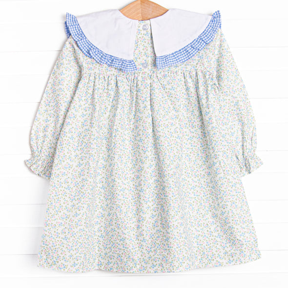 Days of Blue Blooms Dress, Blue