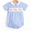 Trail Ride Trio Smocked Bubble, Blue