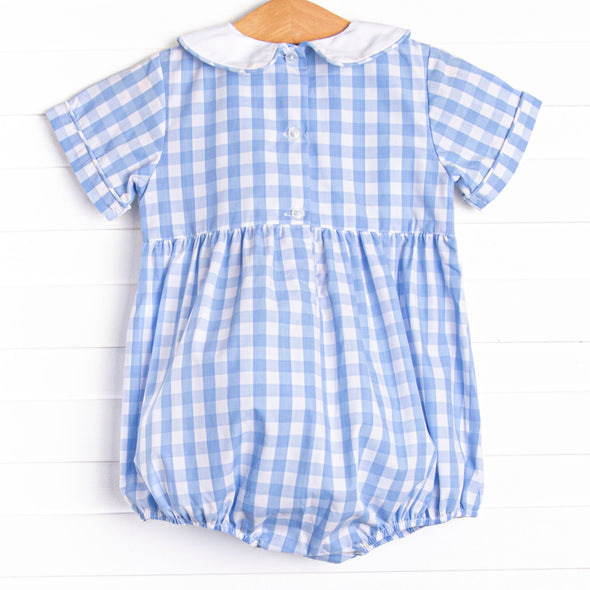 Trail Ride Trio Smocked Bubble, Blue