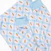 Carrot Patch Bamboo Pajama Set, Blue