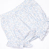 Portofino Petals Diaper Set, Blue