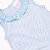 Hannah Short Set, Light Blue Stripe