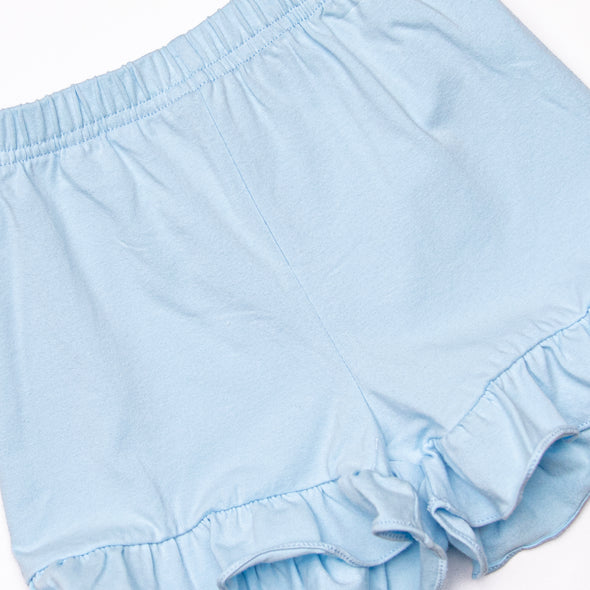 Hannah Short Set, Light Blue Stripe