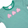 Lucky Trio Applique Legging Set, Green