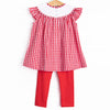 Clubhouse Mouse Smocked Legging Set, Red