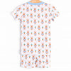 Peter Cottontail Bamboo Pajama Short Set, Blue