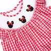 Clubhouse Mouse Smocked Bloomer Set, Red