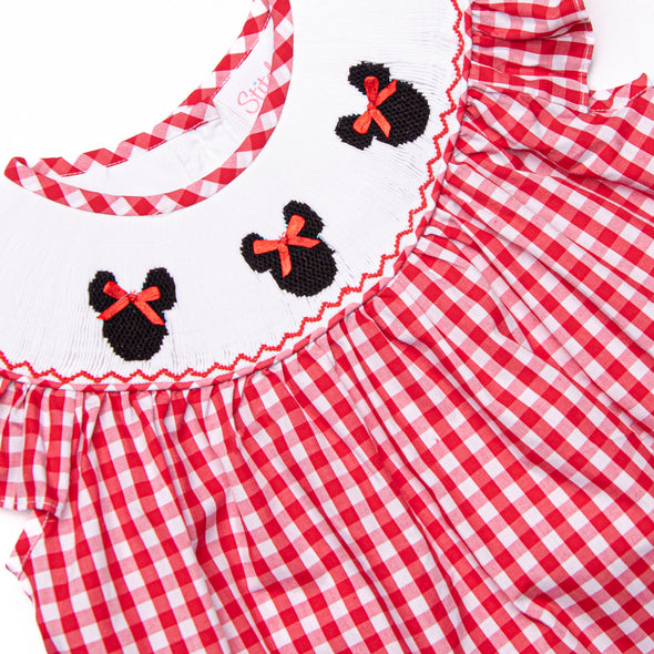 Clubhouse Mouse Smocked Legging Set, Red