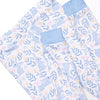 Blue Bunny Trails Bamboo Pajama Set, Blue