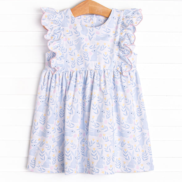 Blue Bunny Trails Dress, Blue