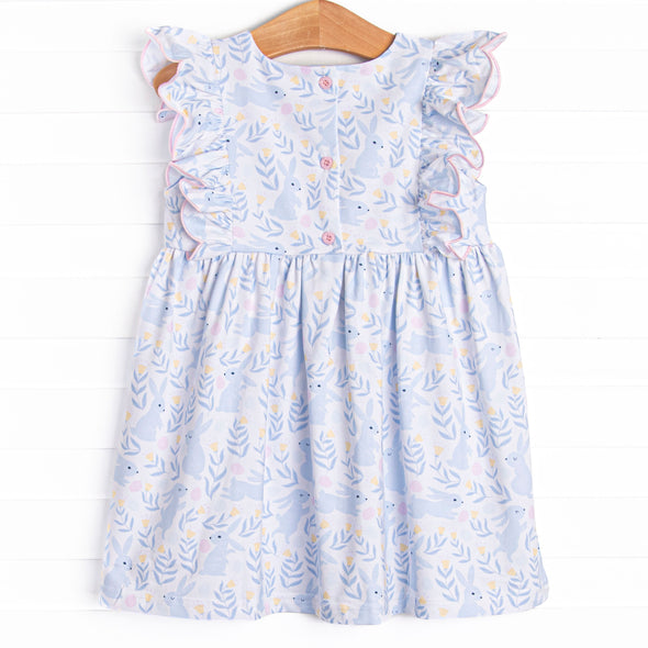 Blue Bunny Trails Dress, Blue