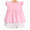 Egg-Stra Special Sunday Ruffle Short Set, Pink