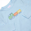 Choo Choo Charlie Applique Top, Blue