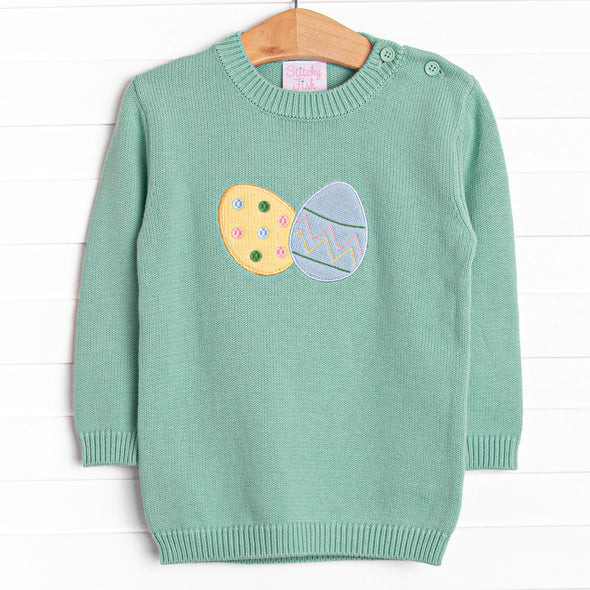 Egg Hunt Sweater, Green