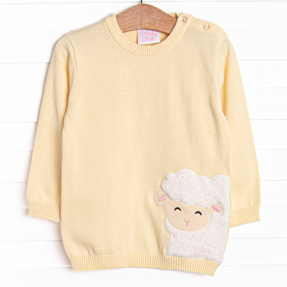 Lazy Lamb Sweater, Yellow