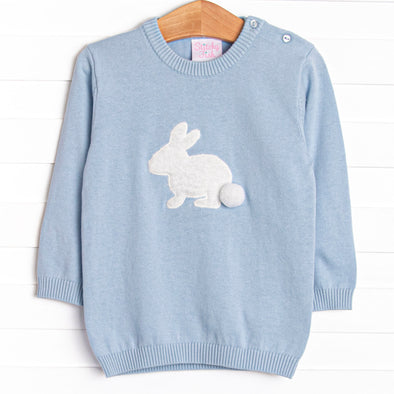 Bunny Hop Sweater, Blue