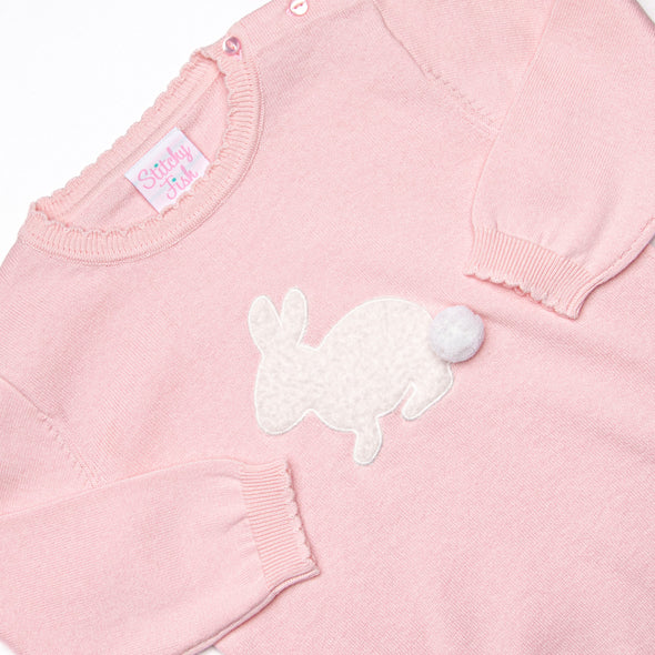 Bunny Hop Sweater, Pink