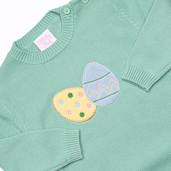 Egg Hunt Sweater, Green