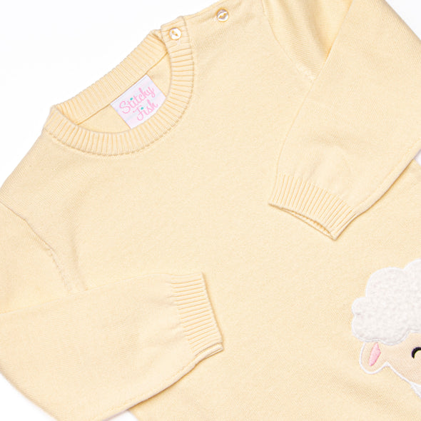 Lazy Lamb Sweater, Yellow