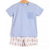 Peter Cottontail Short Set, Blue