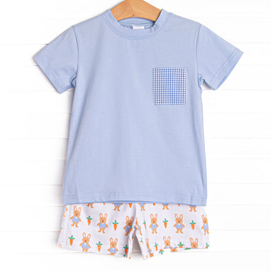 Peter Cottontail Short Set, Blue