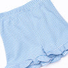 Barnyard Bash Applique Ruffle Short Set, Blue