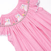 No Bunny But You Smocked Bishop Dress, Pink